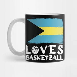 Bahamas Loves Basketball Mug